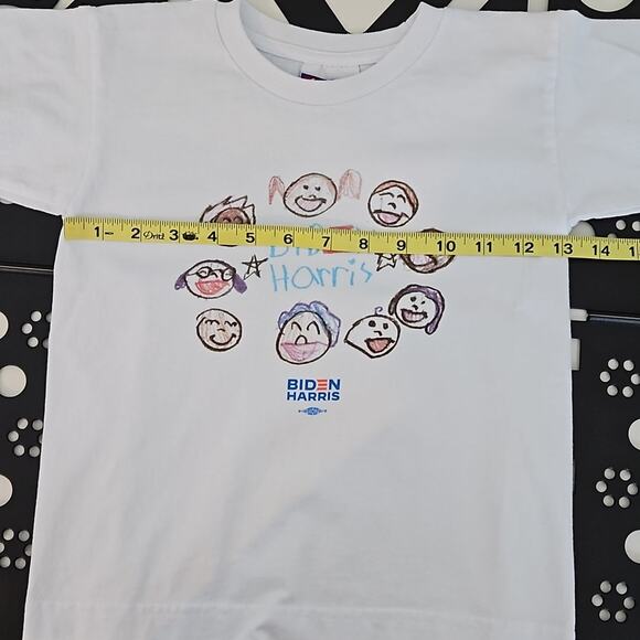 Bayside Kids Biden Harris 2020 Presidential Campaign White T-Shirt Toddler XS - Picture 6 of 7